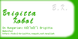 brigitta kobol business card